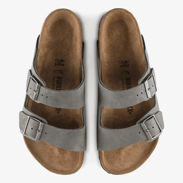 BIRKENSTOCK Arizona LENB Desert Buck Whale Gray 