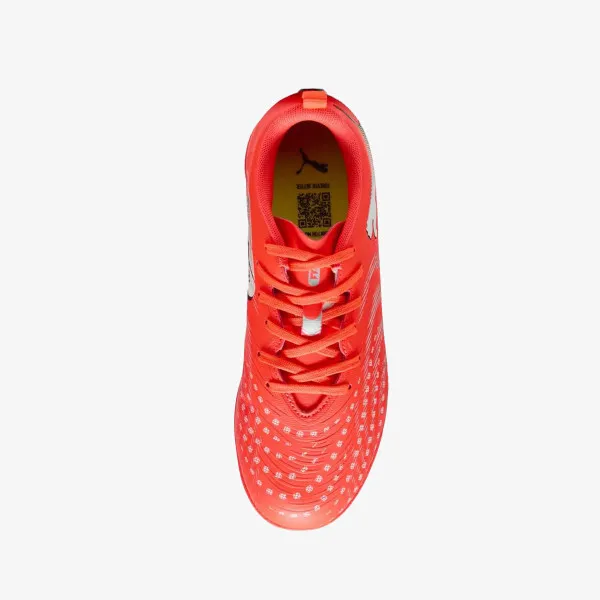 Puma FUTURE 9 PLAY IT Jr Glowing Red-PUMA Whi 