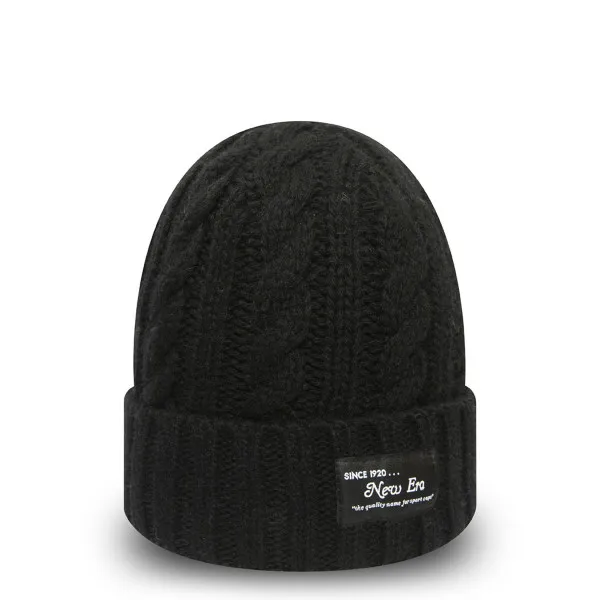 New Era KAPA NEW ERA RIBBED CUFF KNIT NE BLK 