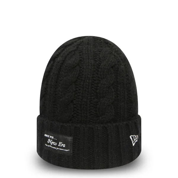 New Era KAPA NEW ERA RIBBED CUFF KNIT NE BLK 