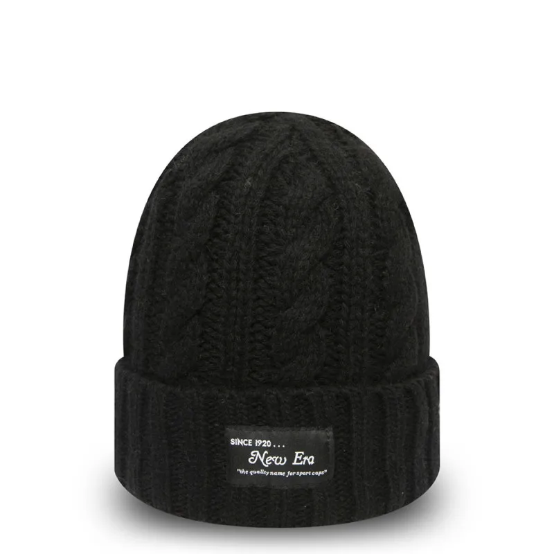 New Era KAPA NEW ERA RIBBED CUFF KNIT NE BLK 