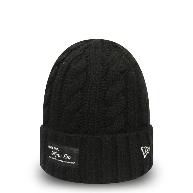 New Era KAPA NEW ERA RIBBED CUFF KNIT NE BLK 