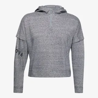 Under Armour UA RIVAL TERRY 1/2 ZIP HOODIE 