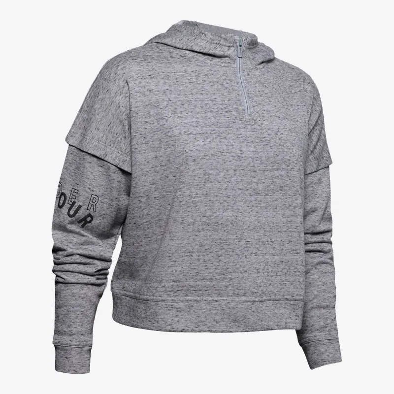 Under Armour UA RIVAL TERRY 1/2 ZIP HOODIE 