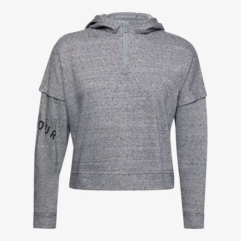 Under Armour UA RIVAL TERRY 1/2 ZIP HOODIE 