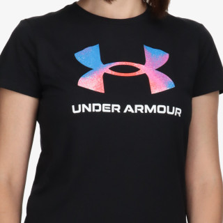 Under Armour Γυναικείο κοντομάνικο μπλουζάκι με στάμπα UA Sportstyle 