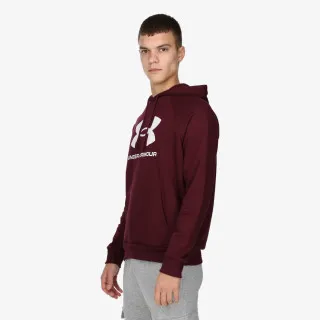 Under Armour Ανδρική φλις μπλούζα με κουκούλα και λογότυπο UA Rival 