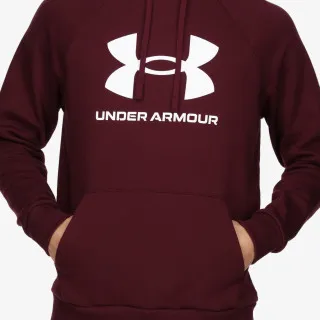 Under Armour Ανδρική φλις μπλούζα με κουκούλα και λογότυπο UA Rival 