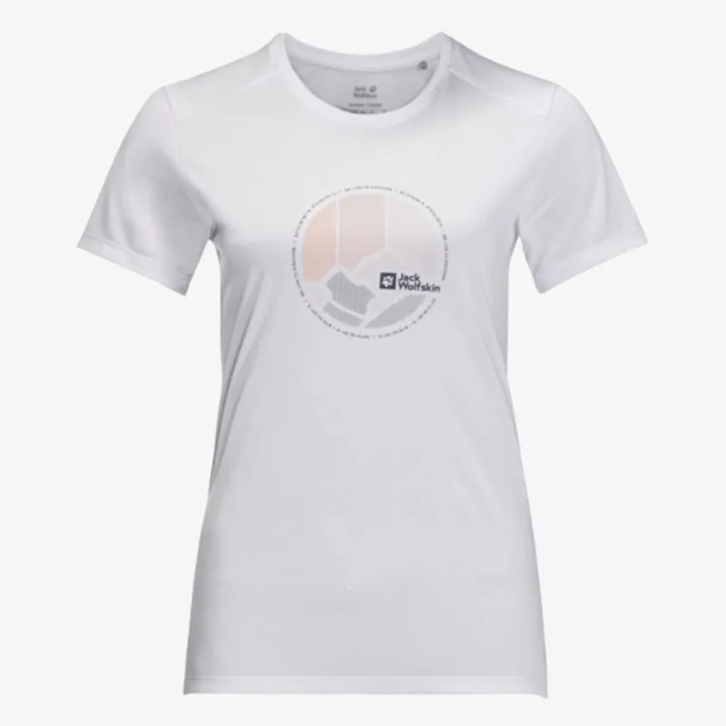 JACK WOLFSKIN CROSSTRAIL GRAPHIC T W 
