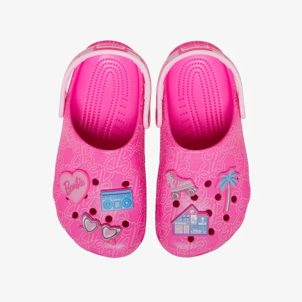 Crocs Mattel Pink Barbie Cls Clg T 