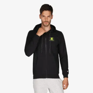 Champion RUBBER LOGO FULL ZIP 