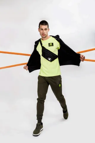 Champion RUBBER LOGO FULL ZIP 