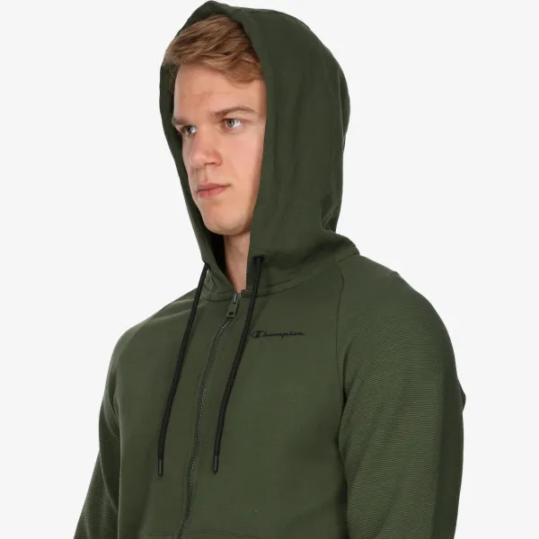 Champion RIBBED FULL ZIP HOODY 