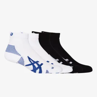 ASICS 2PPK CUSHION RUN QUARTER SOCK 