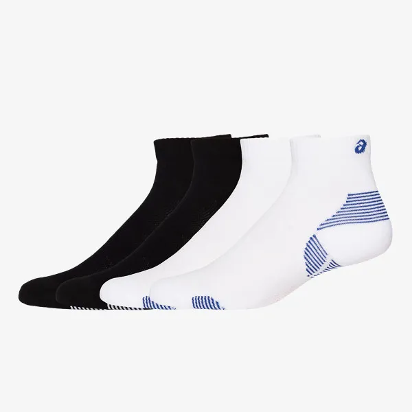 ASICS 2PPK CUSHION RUN QUARTER SOCK 