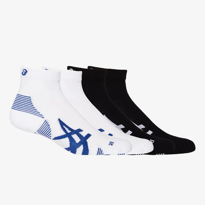ASICS 2PPK CUSHION RUN QUARTER SOCK 