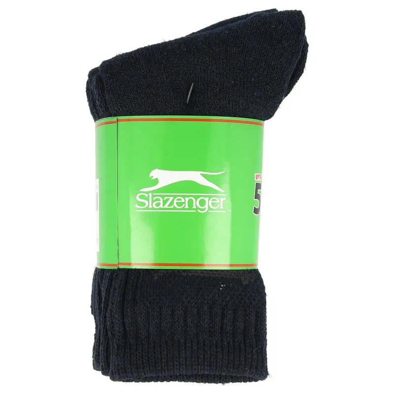 Slazenger 5PK CREW SOCK00 DARK ASST CHD C8-C13 