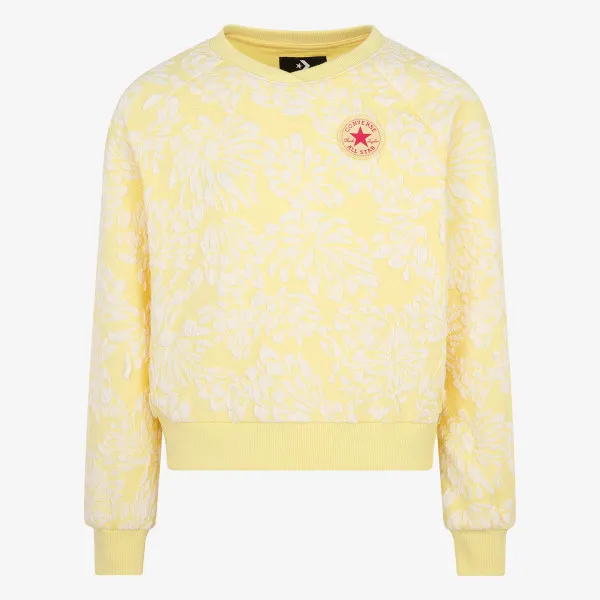 Converse CNVG FLORAL JACQUARD CREWNECK 