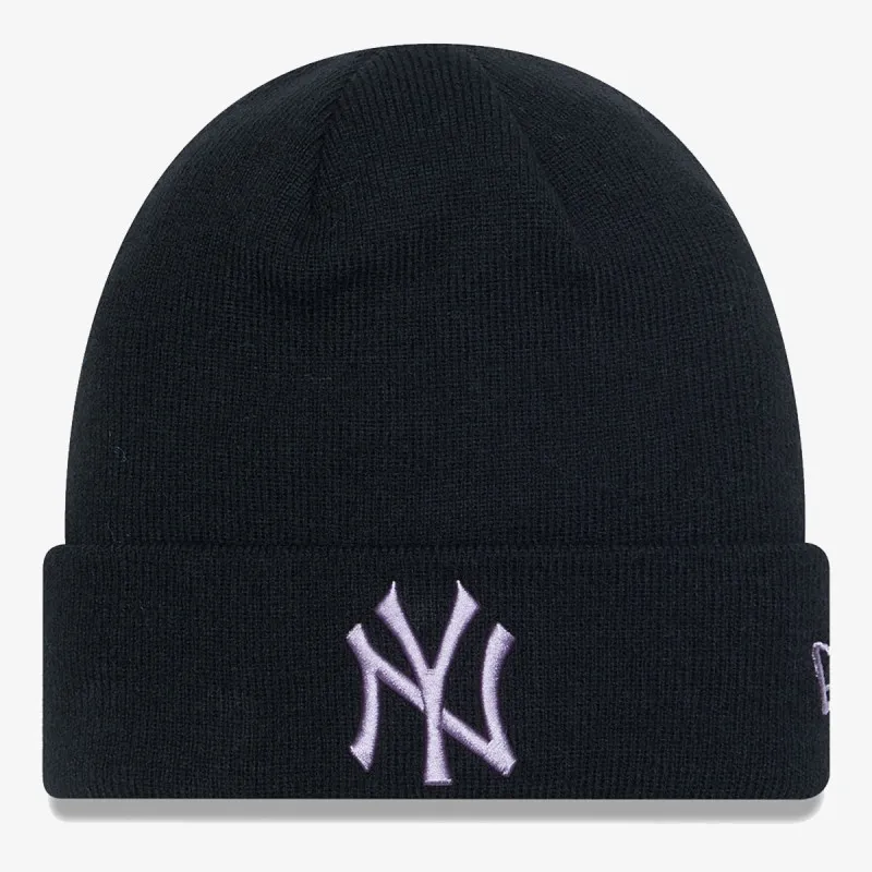 New Era KAPA LEAGUE ESS CUFF BEANIE NEYYAN  BLKP 