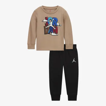 Nike JDB LIL CHAMP LS TEE AND PANT 