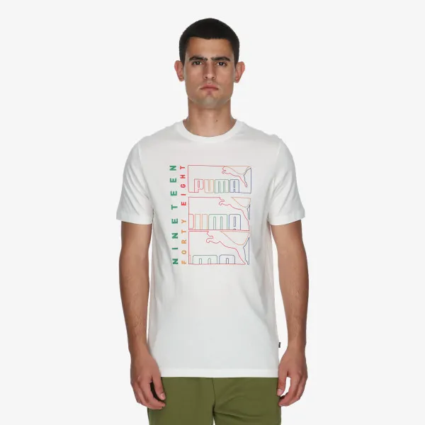 Puma PUMA GRAPHICS Triple No. 1 Logo Tee 