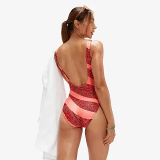 Speedo Allover Deep U-Back 