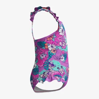 Speedo LTS DIGI FRILL TRSP IF PURPLE 