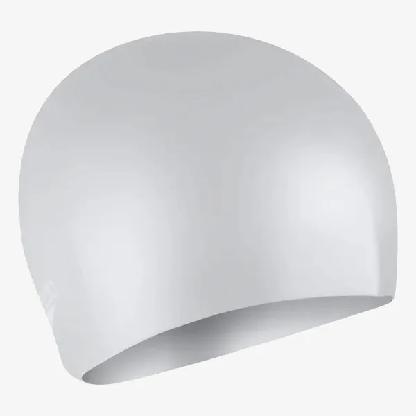 Speedo LONG HAIR CAP AU SILVER/WHITE 