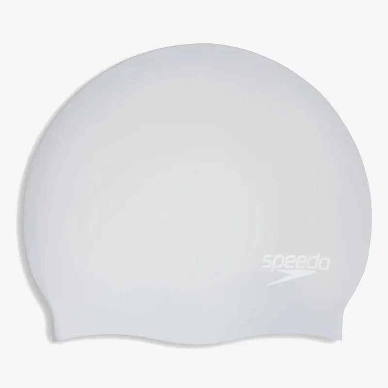 Speedo LONG HAIR CAP AU SILVER/WHITE 