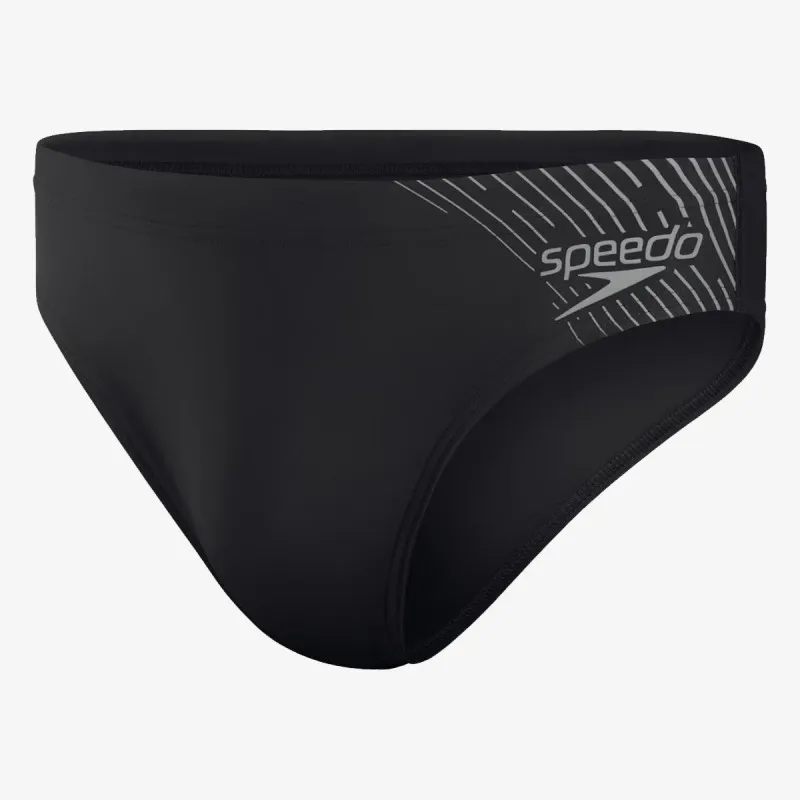 Speedo MEDLEY LOGO 7CM BRF AM BLACK/GREY 