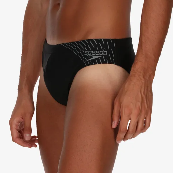 Speedo MEDLEY LOGO 7CM BRF AM BLACK/GREY 