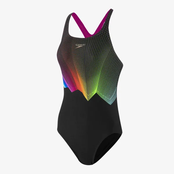 Speedo PLMT DIGI PRINTED MEDALIST AF BLACK/PINK 
