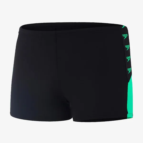 Speedo BOOM LOGO SPLICE ASHT AM BLACK/GREEN 