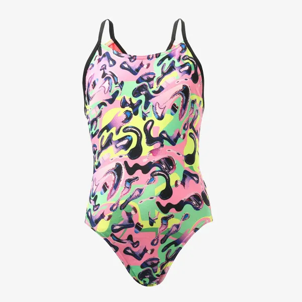 Speedo ALV LANE LINE BACK JF PINK/YELLOW 