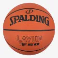 SPALDING Layup TF-50 Sz5 Rubber Basketball 