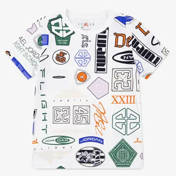 Nike JDB MJ ESS AOP SS TEE 