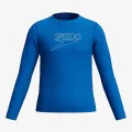 Speedo Unisex Long Sleeve Classic Logo Rash Gua 