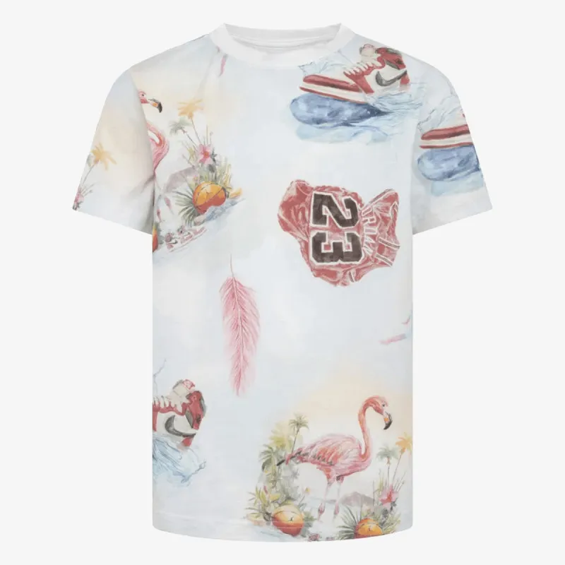 JORDAN JDB JORDAN FLAMINGO AOP SS TEE 