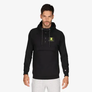 Champion RUBBER LOGO HALF ZIP 