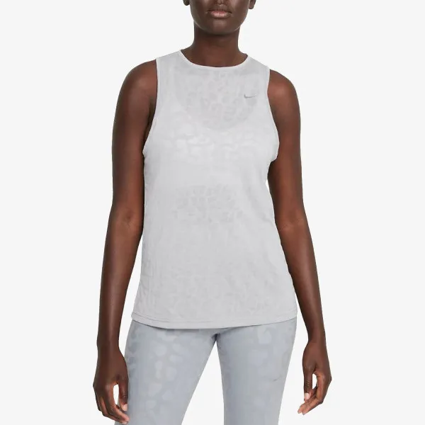 Nike W NP DF SSNL AOP BRNT TANK 