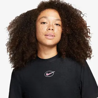 Nike W NSW IC AOP SS FITTED TOP 
