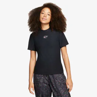 Nike W NSW IC AOP SS FITTED TOP 