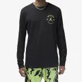 Nike M J DF SPRT BC GFX LS CREW 