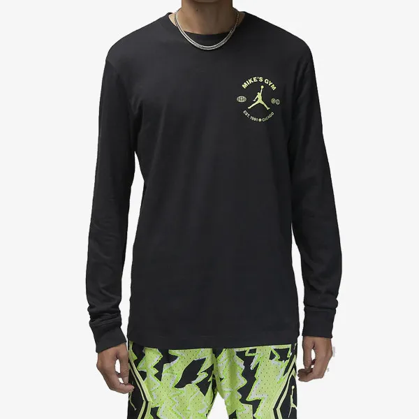 Nike M J DF SPRT BC GFX LS CREW 