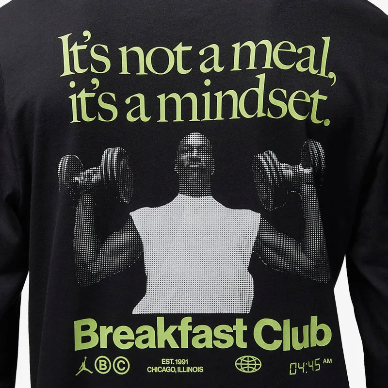 Nike M J DF SPRT BC GFX LS CREW 