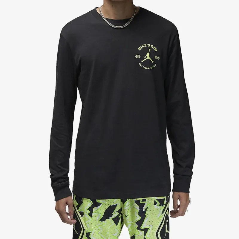 Nike M J DF SPRT BC GFX LS CREW 