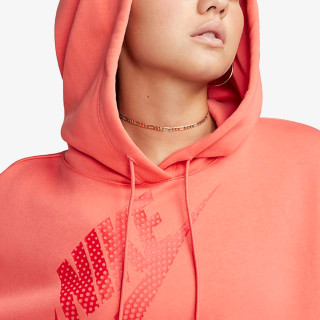 Nike W NSW FLC PO HOODIE CROP DNC 