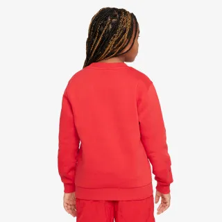 Nike K NSW CLUB FLC CREW LS HBR 