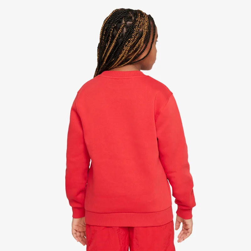 Nike K NSW CLUB FLC CREW LS HBR 