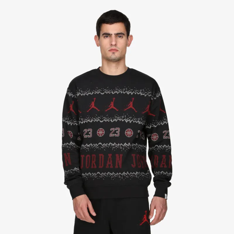 Nike M J ESS MMBR HLDY FLC CREW 